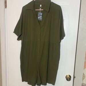 Olive Green Jumpsuit XL